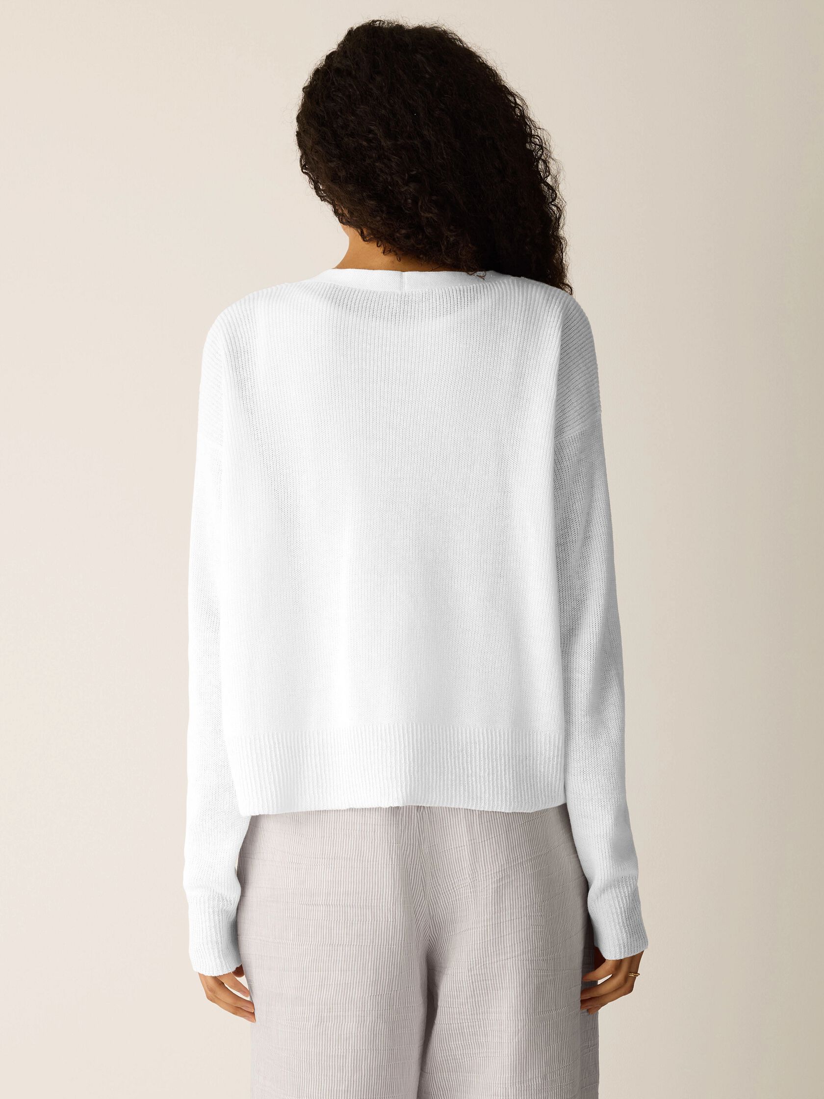 Organic Linen Cotton Slouchy Cardigan