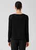 Organic Cotton Silk Cord Boatneck Top