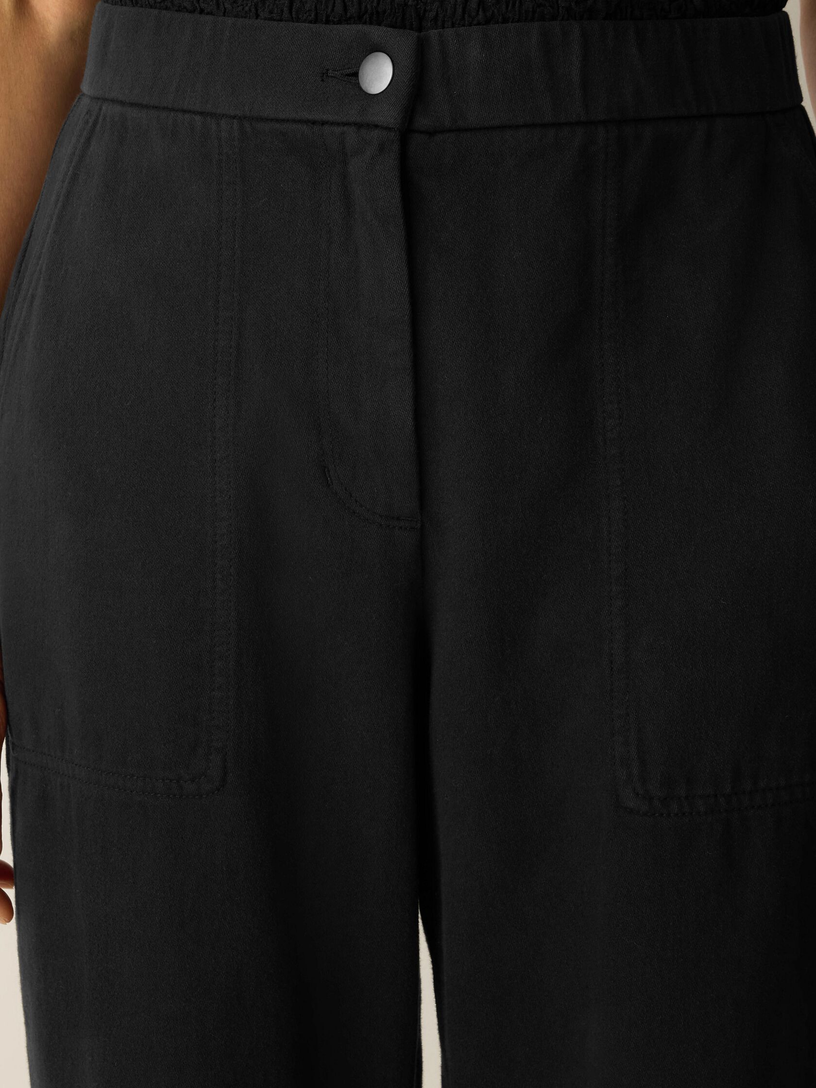Garment-Dyed Utility Cotton Straight Pant
