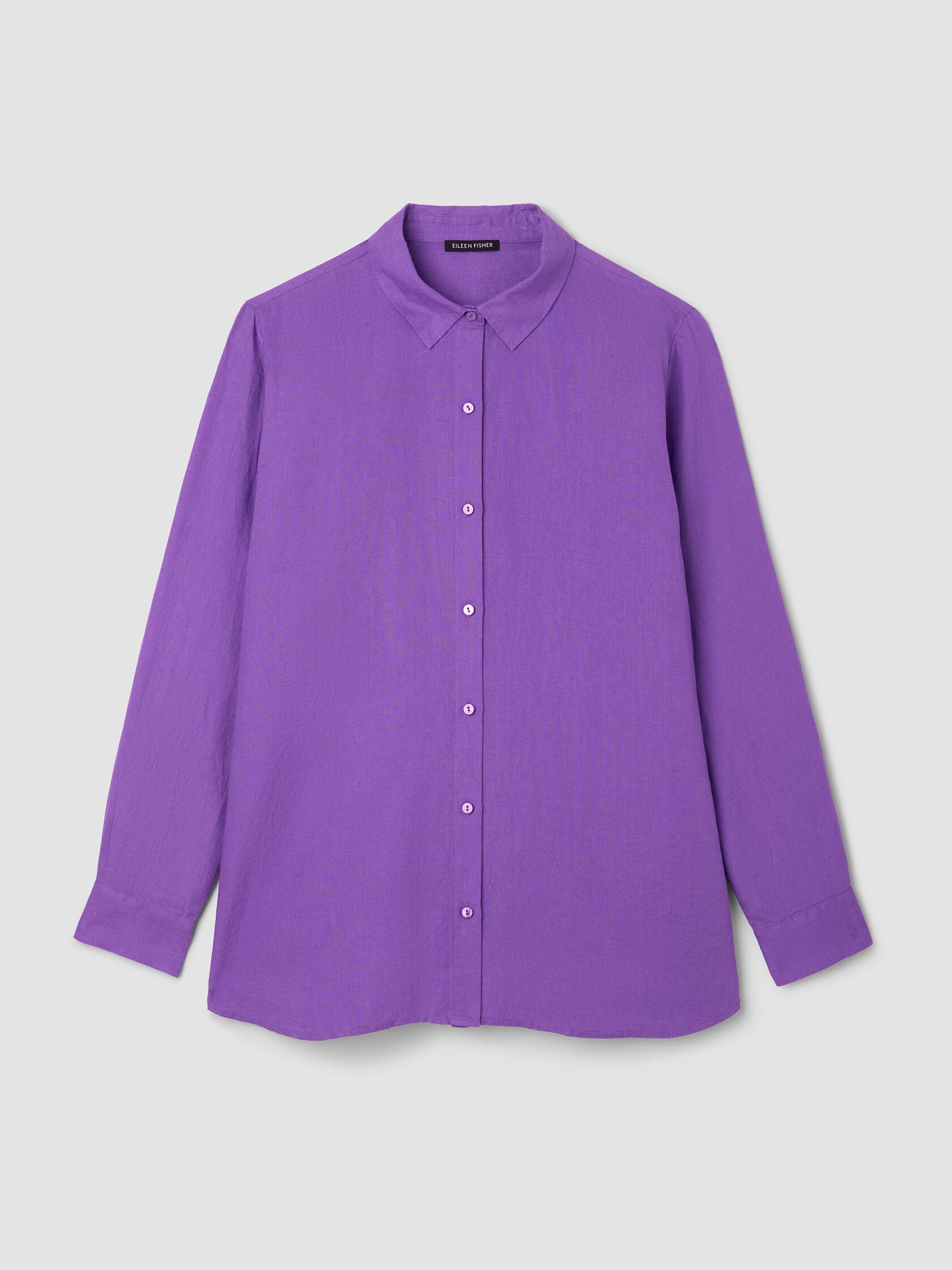 Organic Handkerchief Linen Classic Collar Shirt