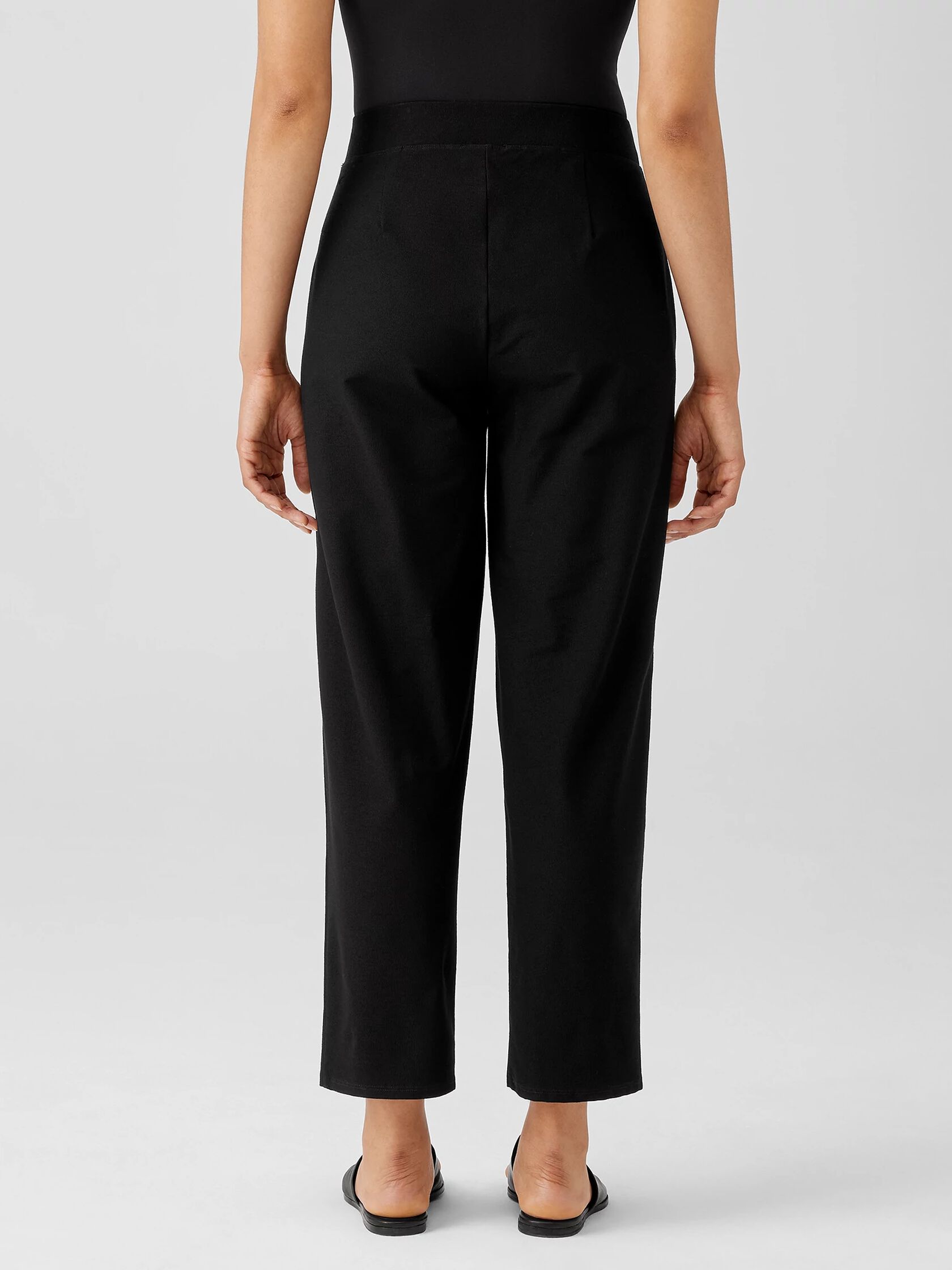 Washable Stretch Crepe Straight Pant | EILEEN FISHER