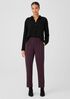 Silk Georgette Crepe Tapered Pant