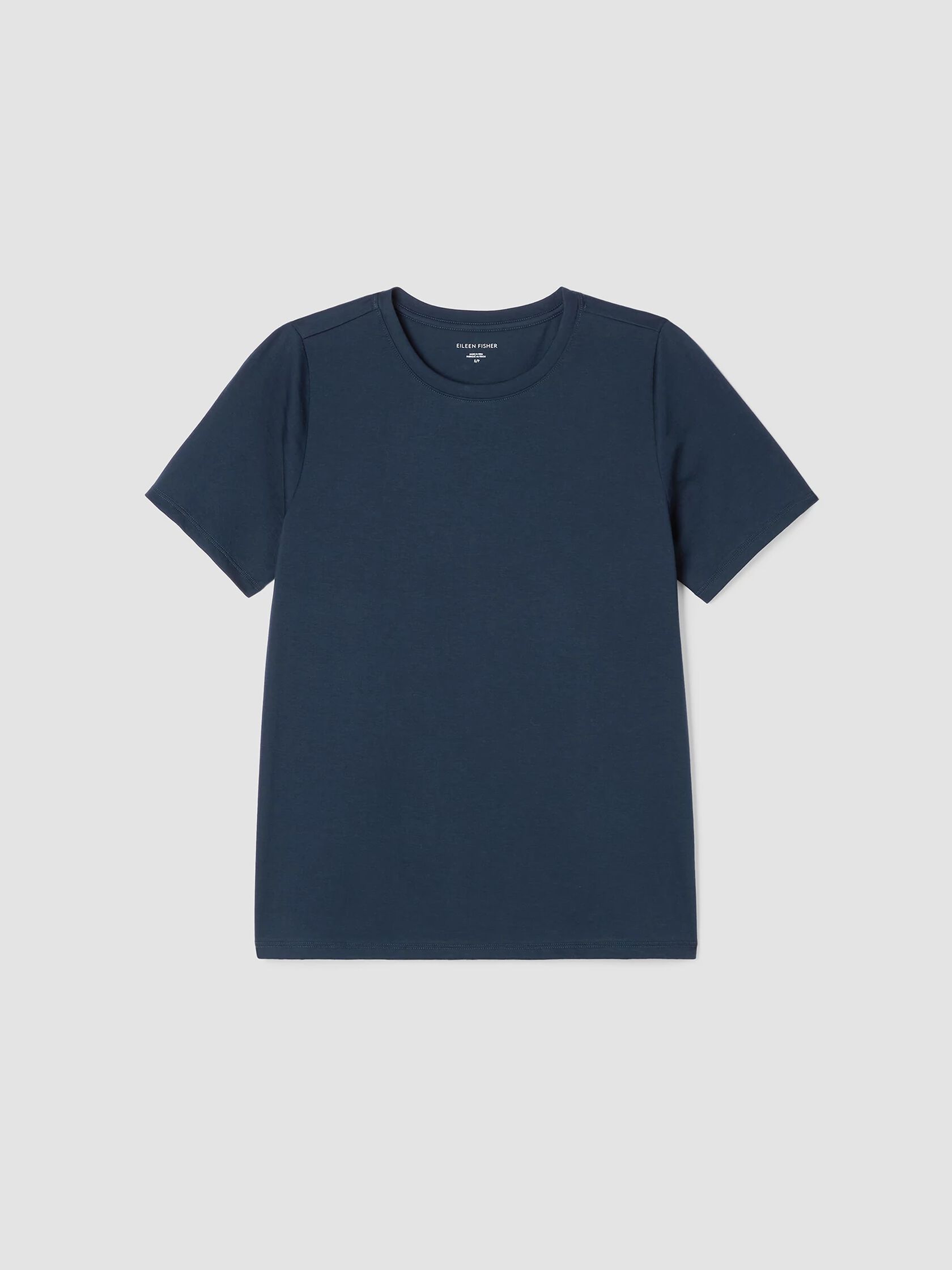 Organic Pima Cotton Jersey Round Neck Tee