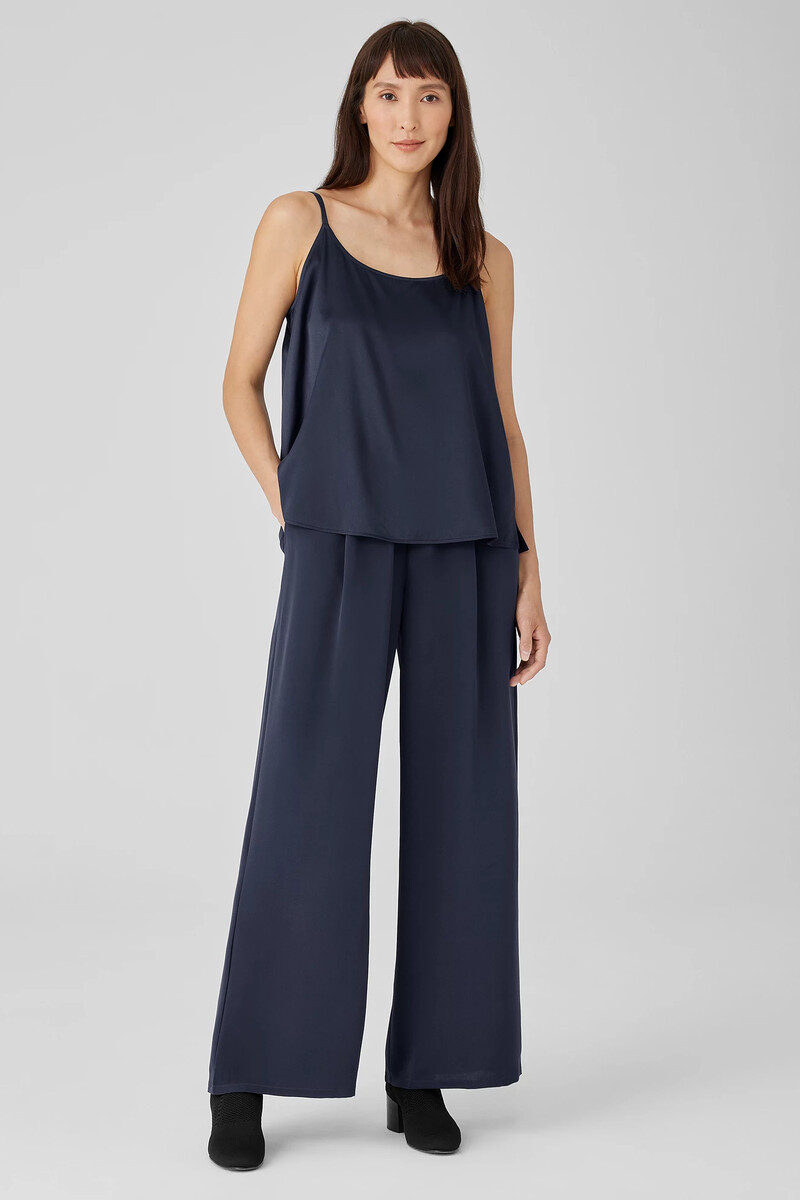 Silk Double Crepe Wide-Leg Pant Silk Double Crepe Wide-Leg Pant