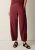 Garment-Dyed Organic Cotton Terry Lantern Pant