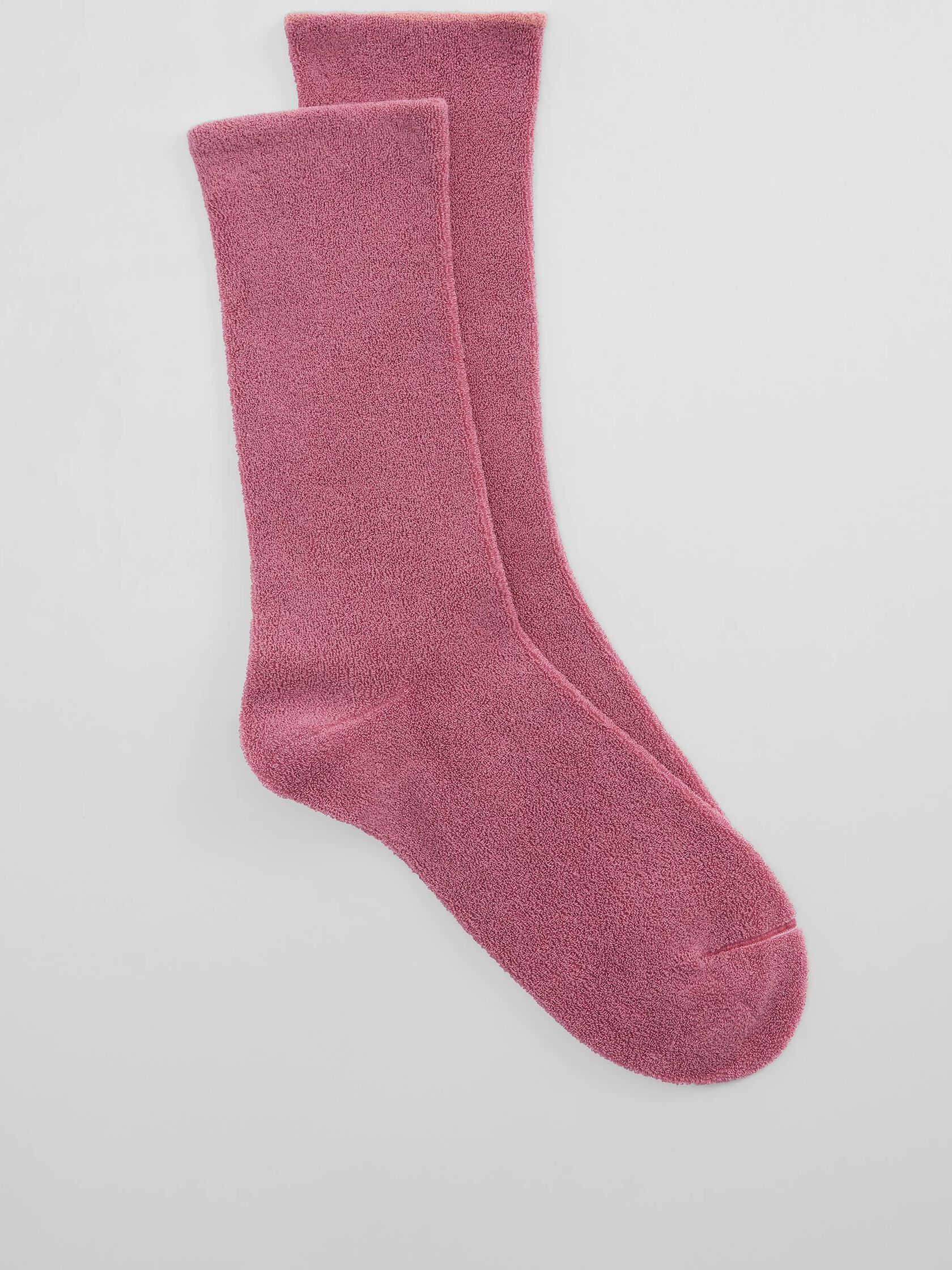 Organic Cotton Terry Cozy Crew Sock