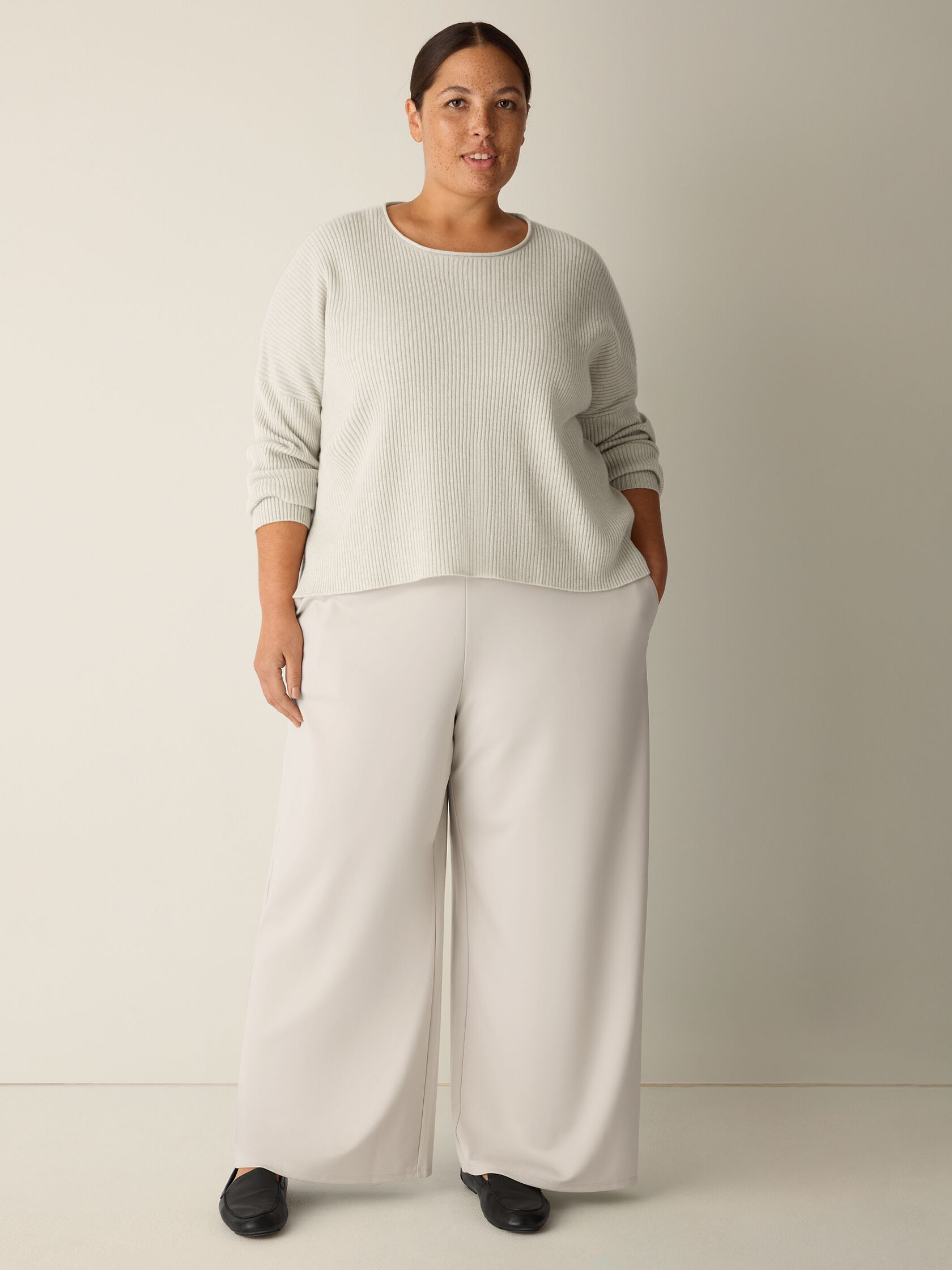 Italian Cashmere Crew Neck Top