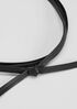 Buttery Leather Skinny Wrap Belt
