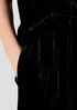 Crushed Velvet Wide-Leg Pant