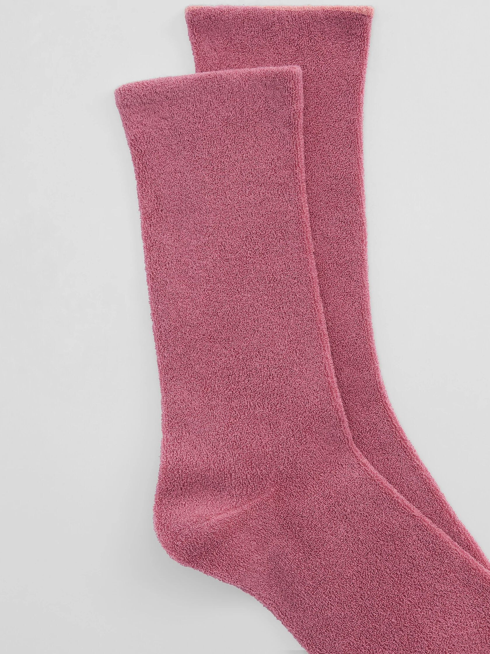 Organic Cotton Terry Cozy Crew Sock