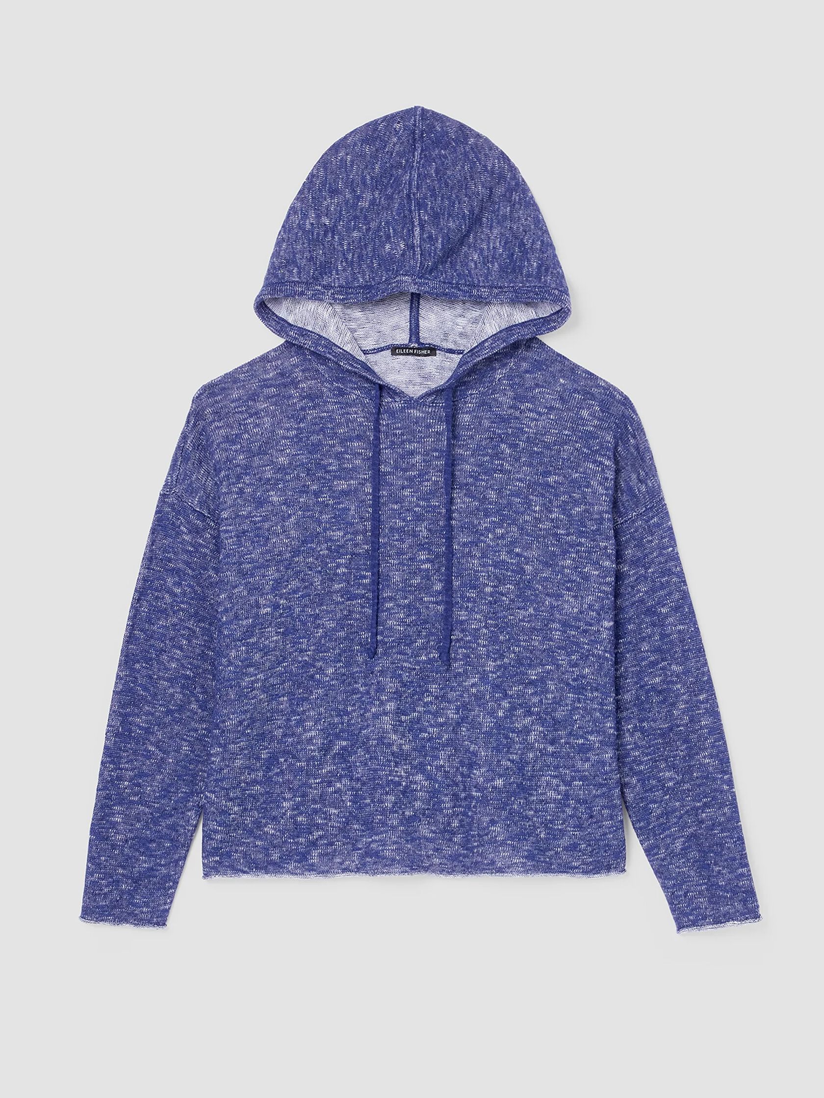 Organic Cotton Linen Slub Hooded Top
