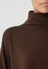 Cozy Brushed Terry Hug Funnel Neck Box-Top