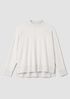 Cozy Brushed Terry Hug Mock Neck Top