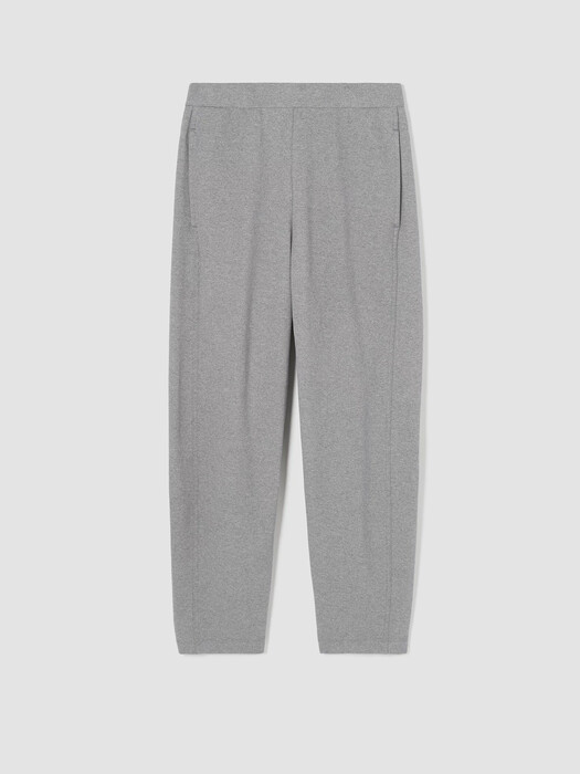 Organic Cotton Melange Crepe Lantern Pant