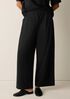 Pima Cotton Stretch Jersey Wide-Leg Pant