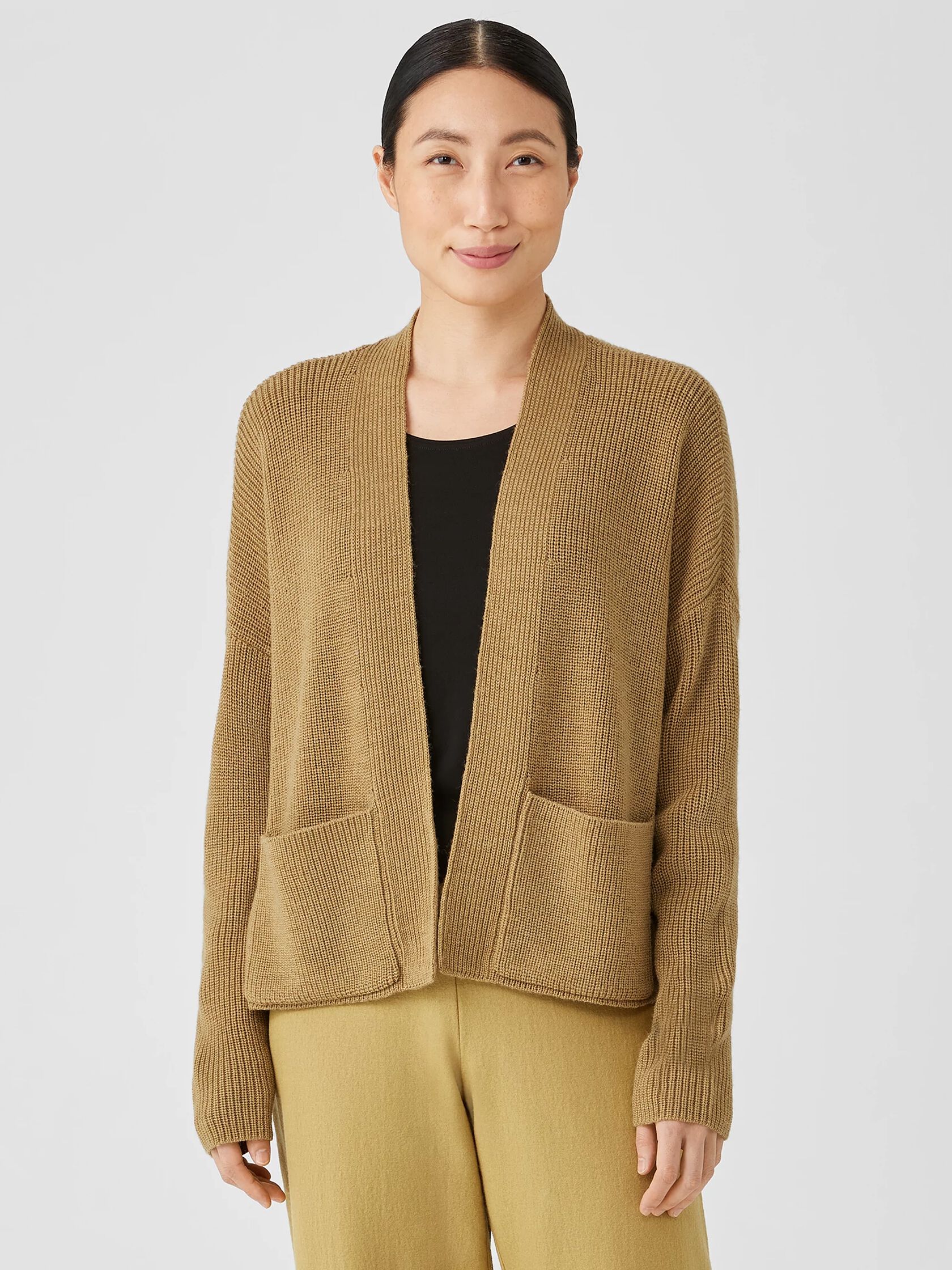 Merino Cardigan in Responsible Wool