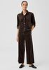 Organic Cotton Stretch Corduroy Wide-Leg Pant