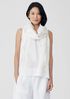 Striped Linen Shimmer Scarf