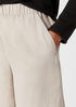 Linen Blend Wide-Leg Pant