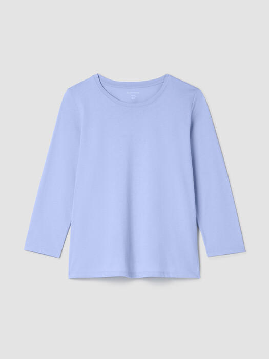 Organic Pima Cotton Jersey 3/4-Sleeve Tee