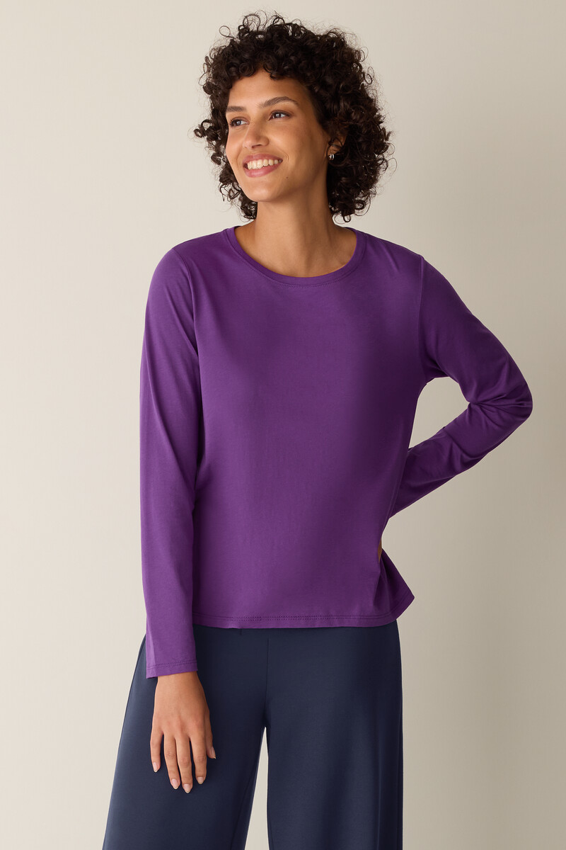 Organic Pima Cotton Jersey Long-Sleeve Tee Organic Pima Cotton Jersey Long-Sleeve Tee