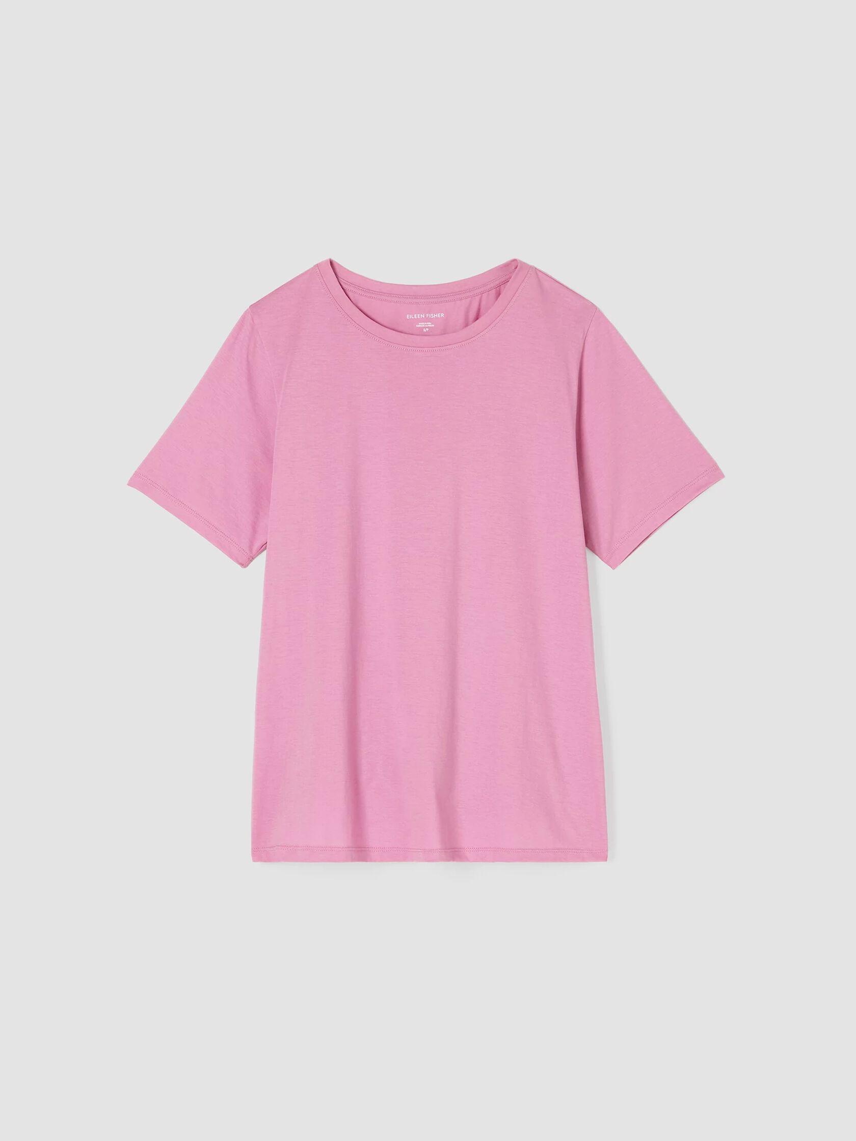 Organic Pima Cotton Jersey Round Neck Tee