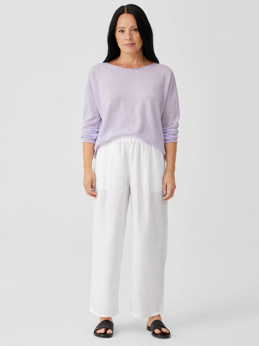 Organic Linen Straight Pant