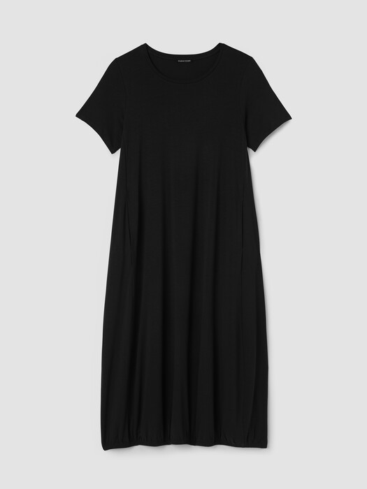 Fine Jersey Lantern Dress