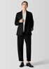 Felted Wool Jersey Blazer in Regenerative Wool