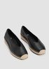 Petals Nappa Leather Espadrille