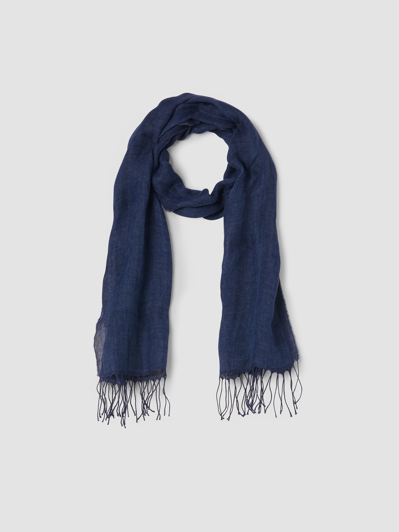 Organic Linen Doubleweave Scarf