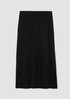 Stretch Jersey Knit A-Line Skirt