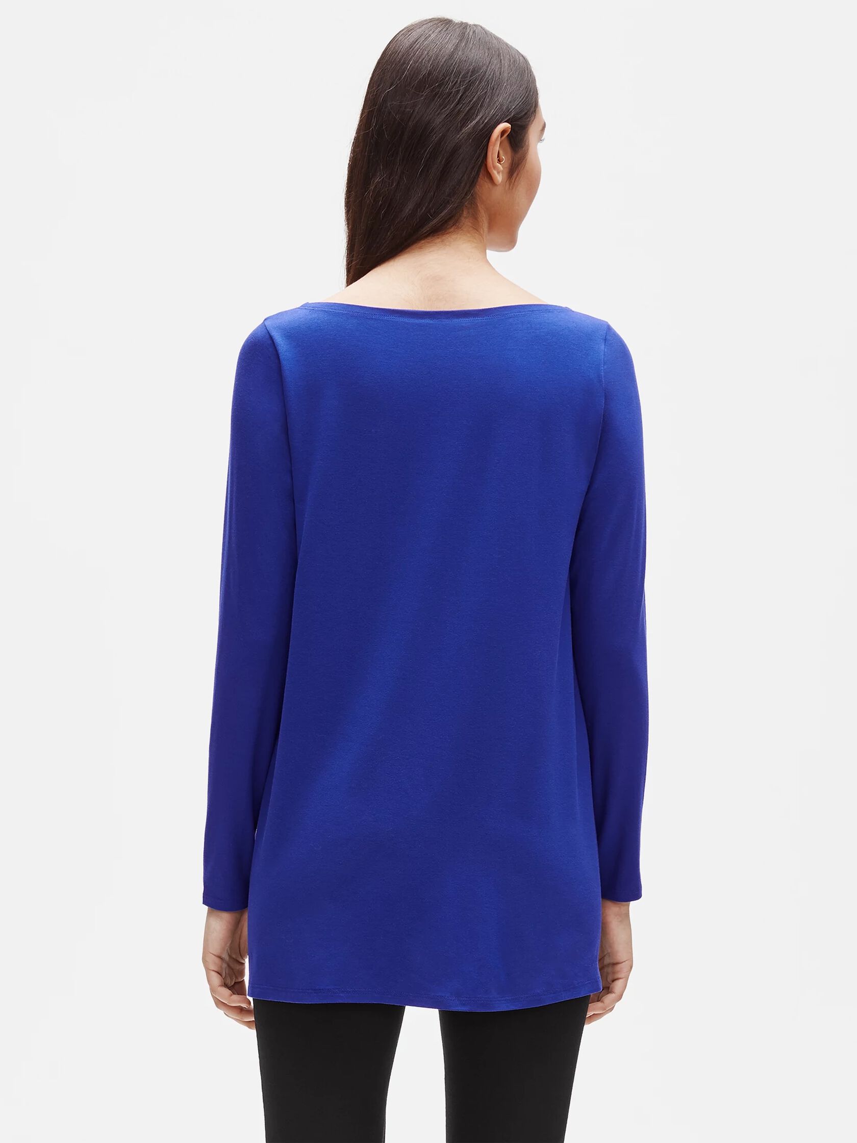 Fine Jersey Bateau Neck Tunic