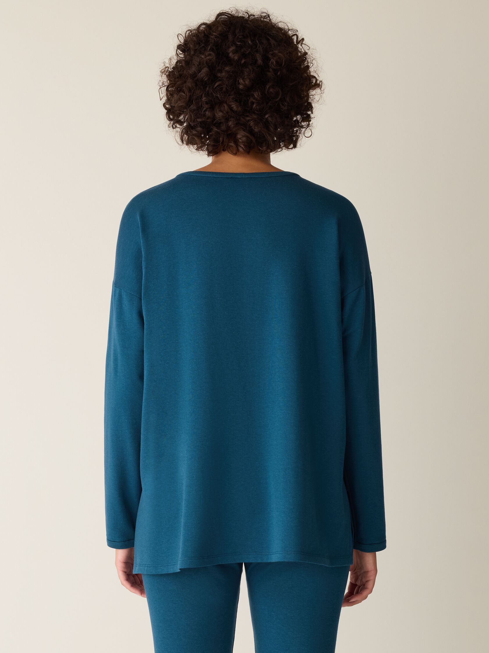 Cozy Brushed Terry Hug Long Box-Top