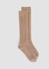 Recycled Nylon Blend Ribbed Slouch Sock