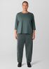 Organic Pima Cotton Jersey 3/4-Sleeve Tee