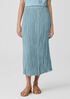Crushed Silk Maxi Skirt