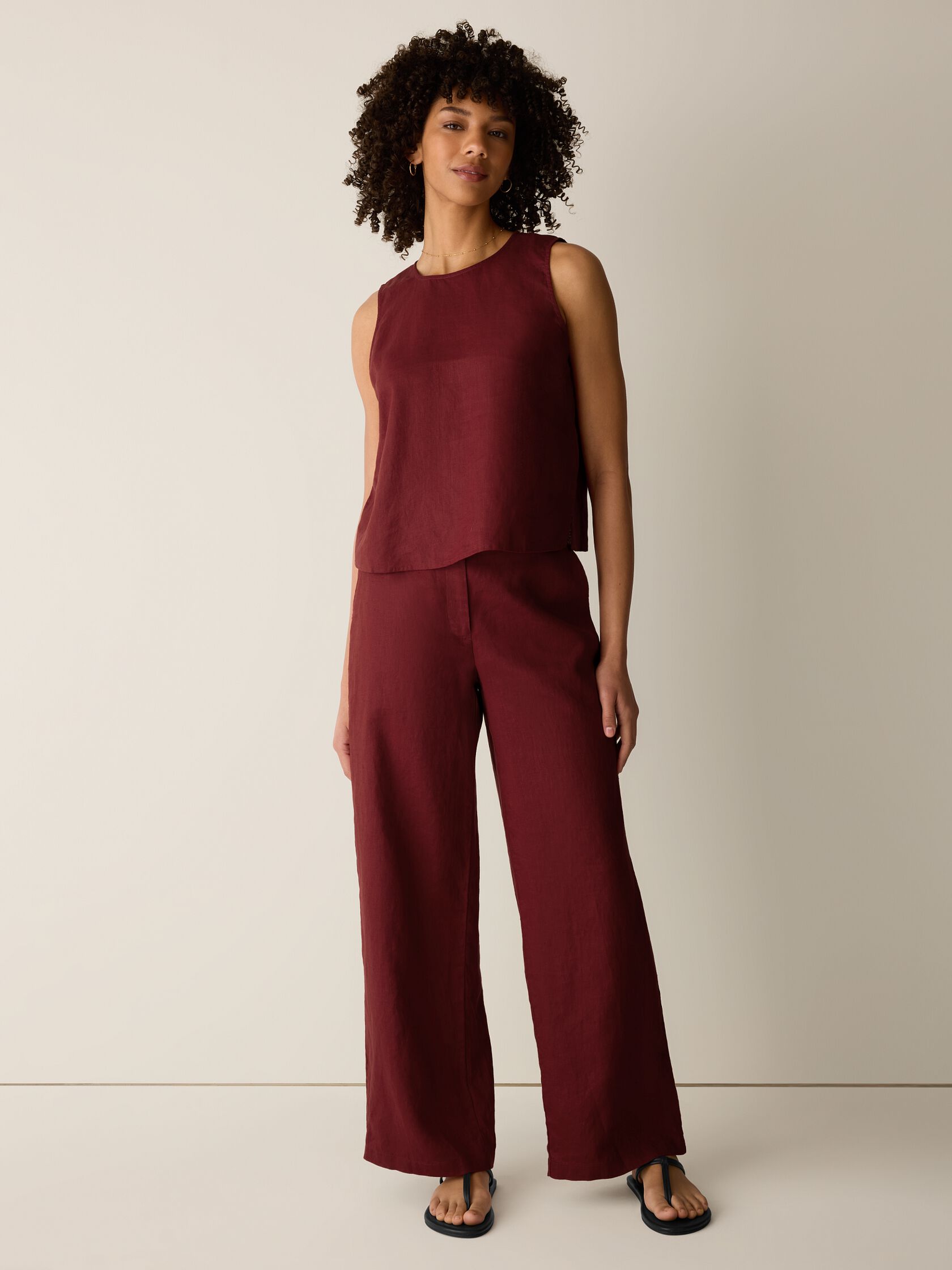 Organic Linen Full-Length Trouser