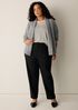 Cashmere Fluff High Collar Cardigan