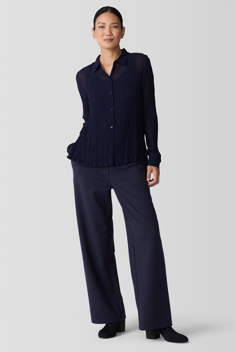 Washable Flex Ponte Wide Trouser Pant Washable Flex Ponte Wide Trouser Pant