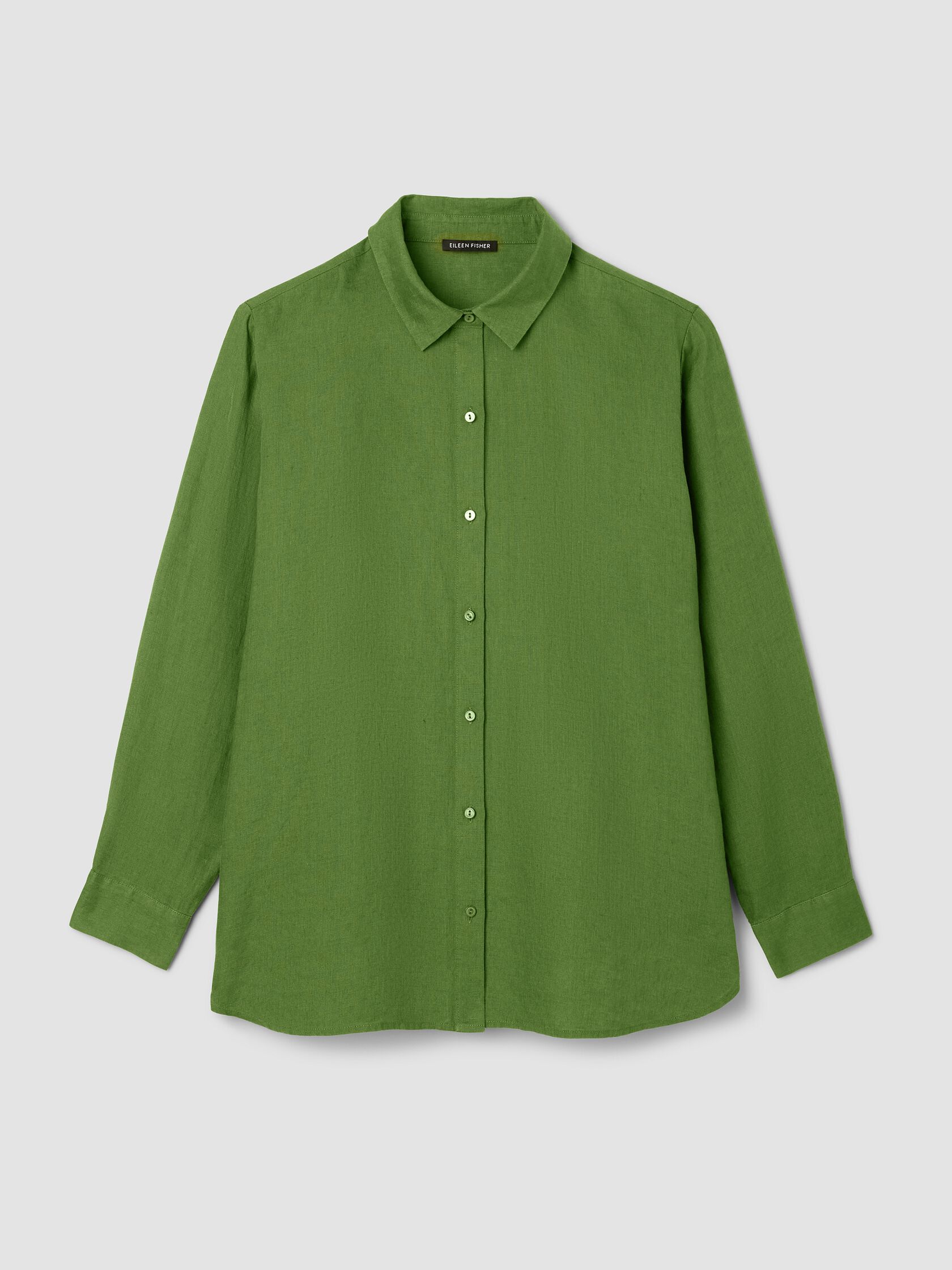 Organic Handkerchief Linen Classic Collar Shirt