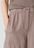 Organic Linen Wide-Leg Trouser Pant