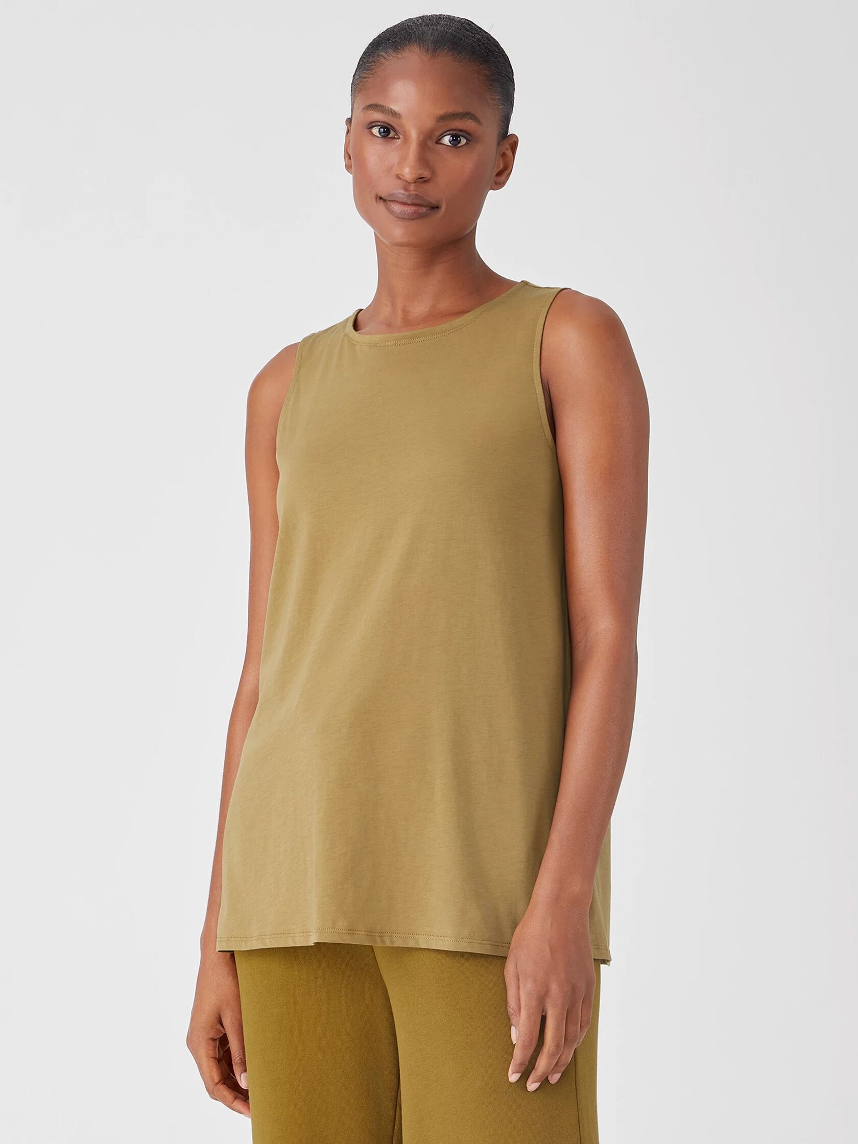 Organic Cotton Easy Jersey Round Neck Tank