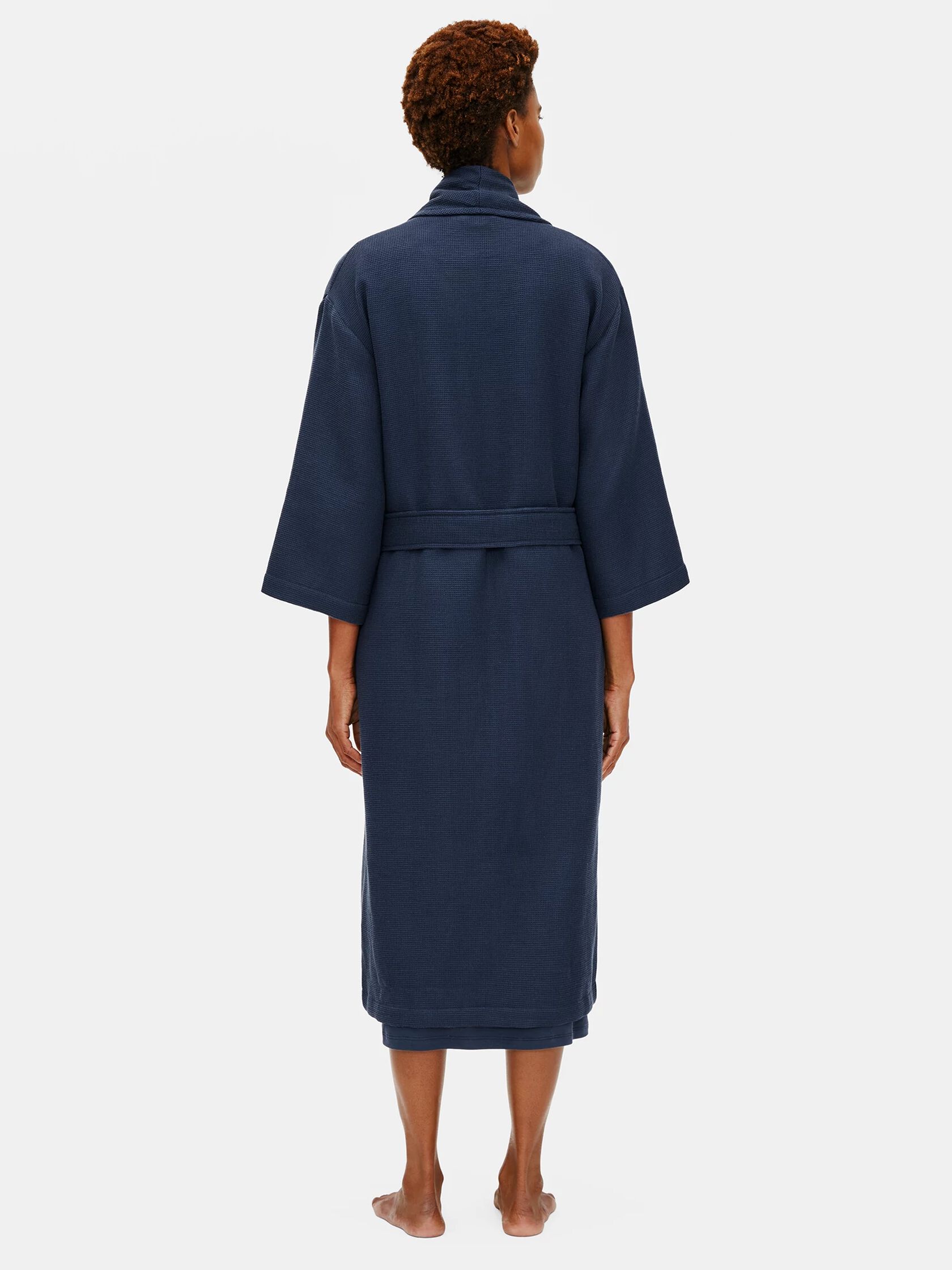 Organic Cotton Waffle Spa Robe