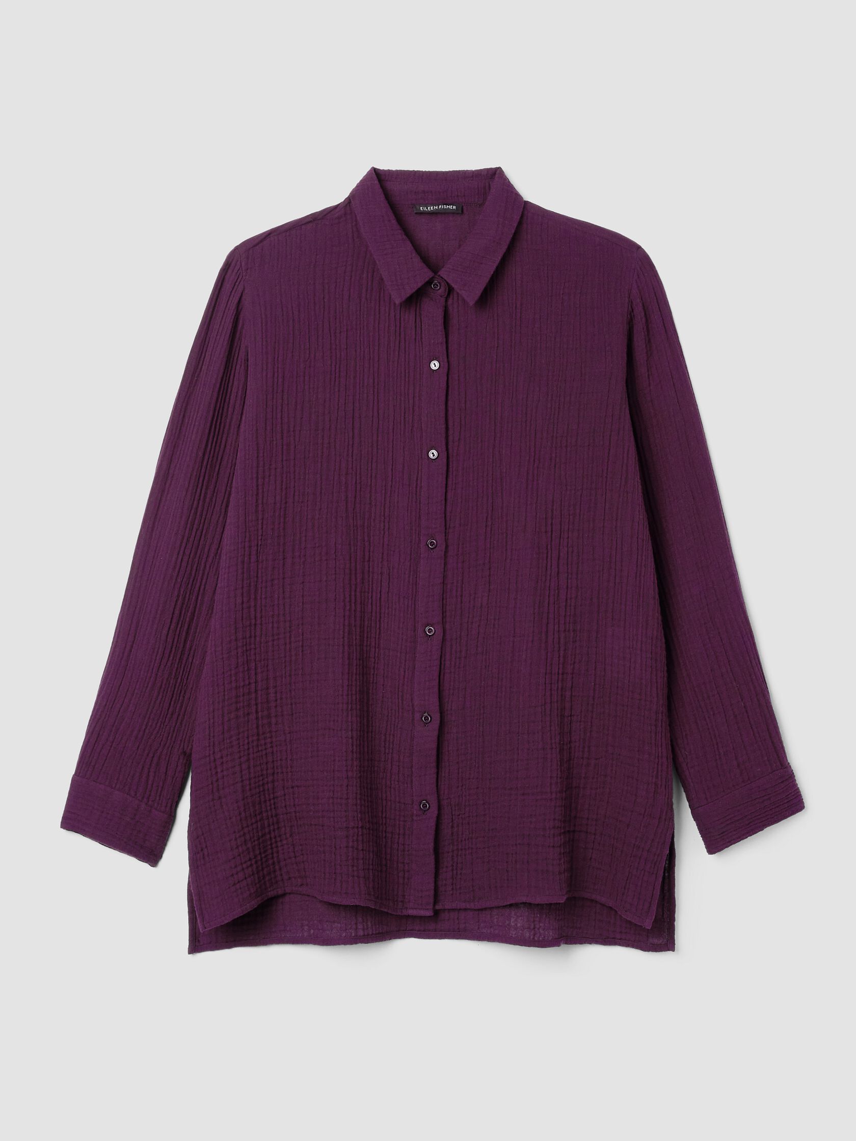 Organic Cotton Lofty Gauze Classic Collar Shirt