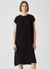 Viscose Jersey Crew Neck Dress