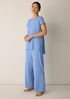 Organic Cotton Interlock Jewel Neck Sleep Tee