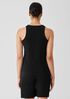 Pima Cotton Stretch Jersey Round Neck Tank