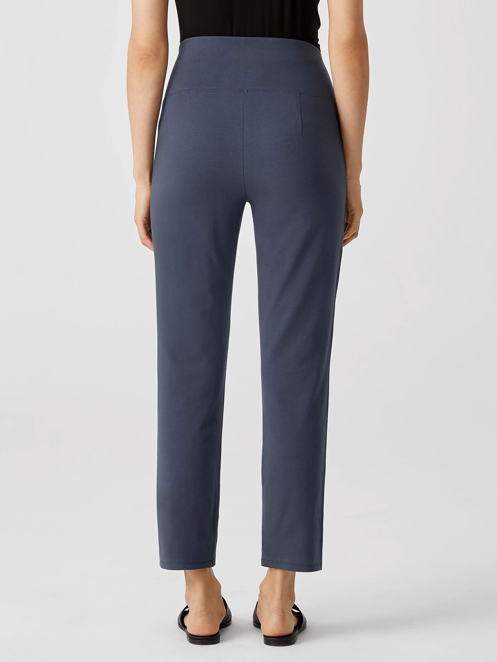 Traceable Organic Cotton Jersey High-Waisted Pant