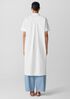 Washed Organic Cotton Poplin Classic Collar Shirtdress